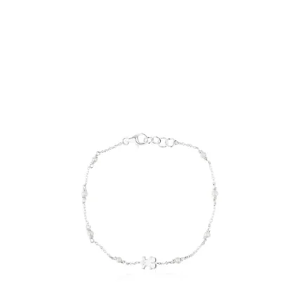 Silver Super Power Bracelet with Pearls